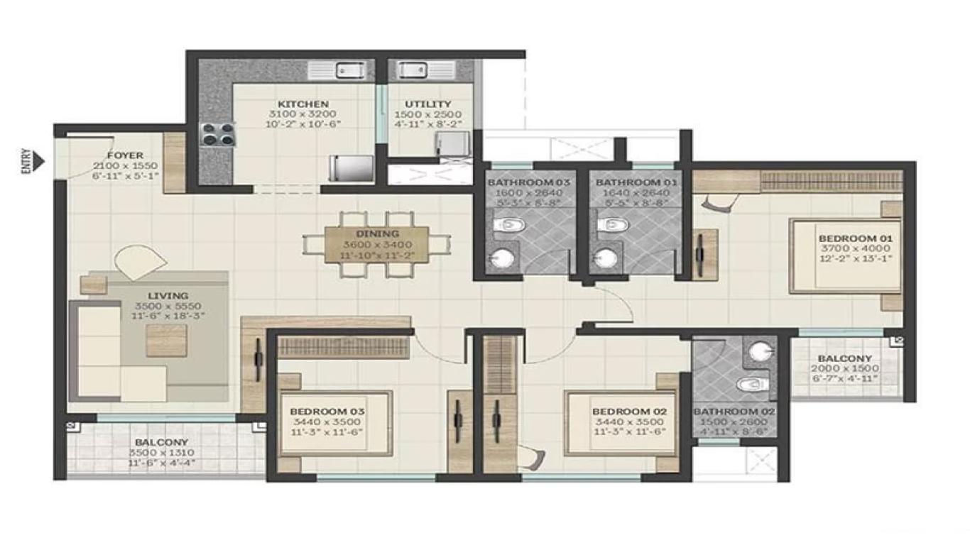 Sobha Town Park Manhattan Towers Hosur Road-floor plan 2.jpg